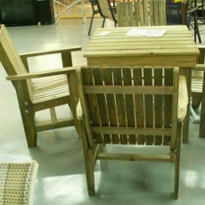 防腐木新款桌椅